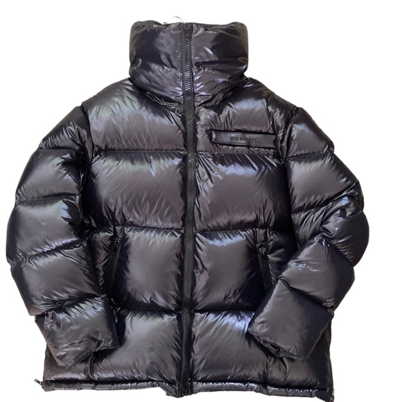 Calvin Klein 205W39NYC Raf Simons Oversized Black Down Puffer Jacket Size 4 IT40 - Picture 3 of 13